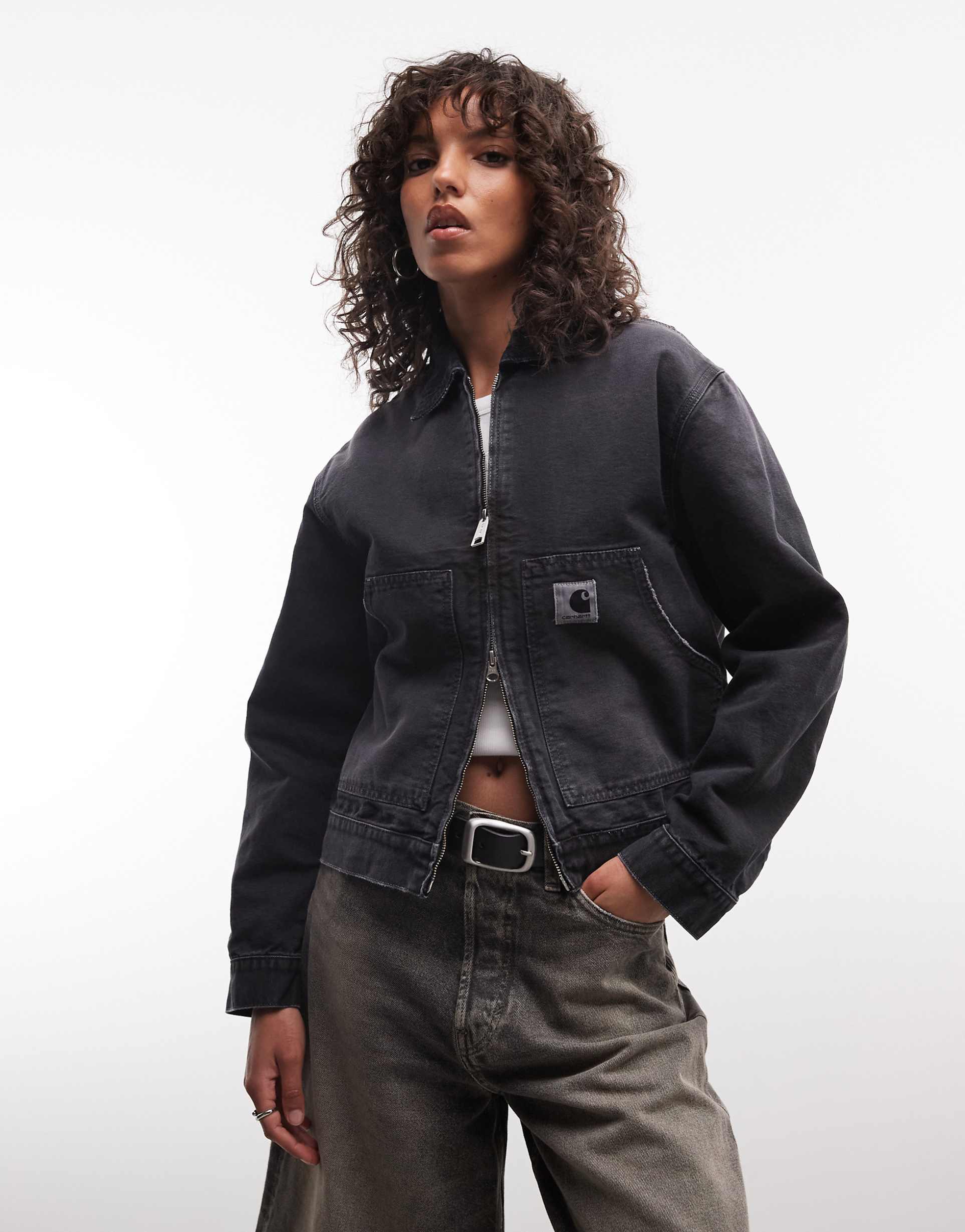 CARHARTT OG 아르칸 자켓 블랙