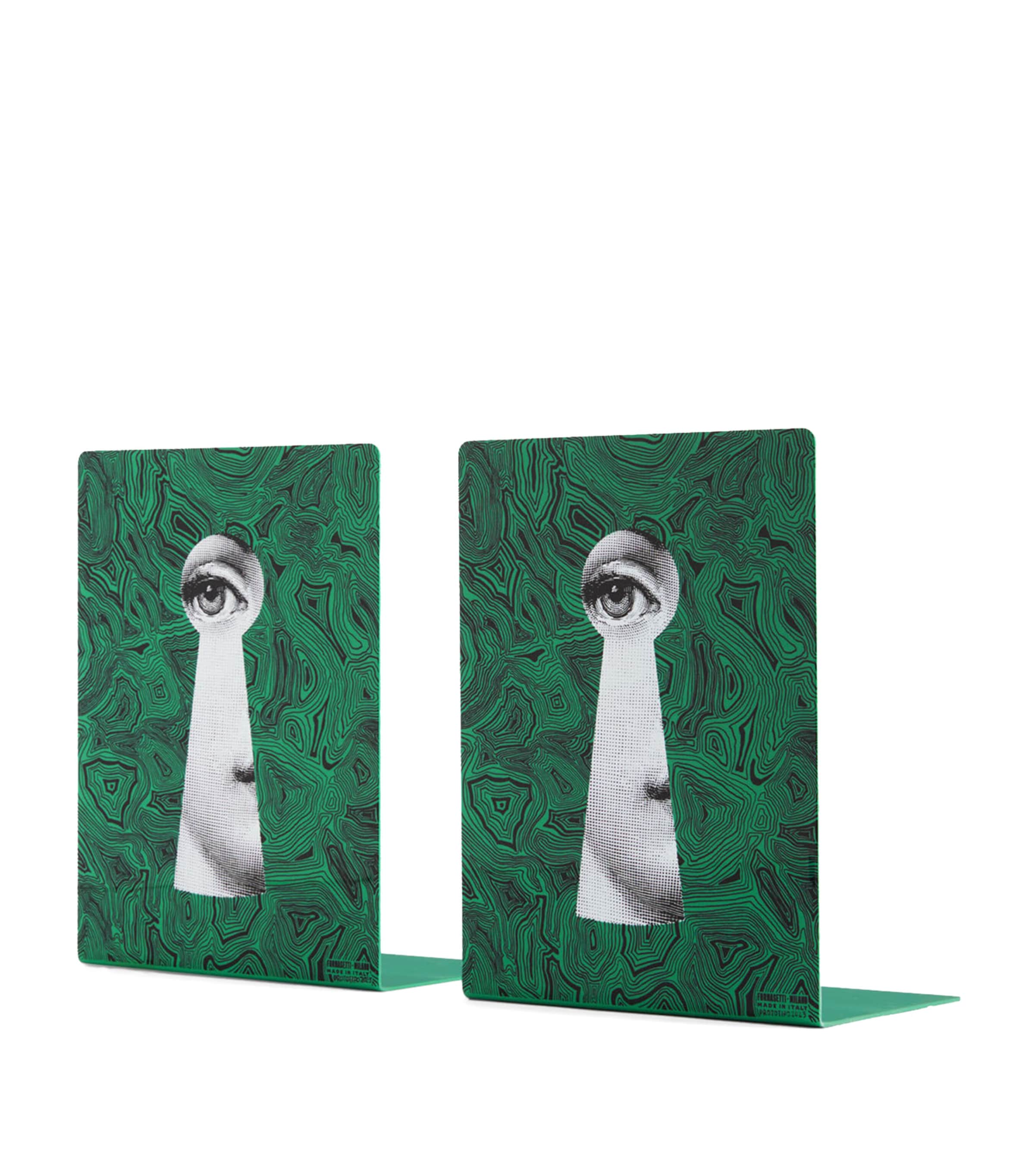 Fornasetti 말라카이트 북엔드