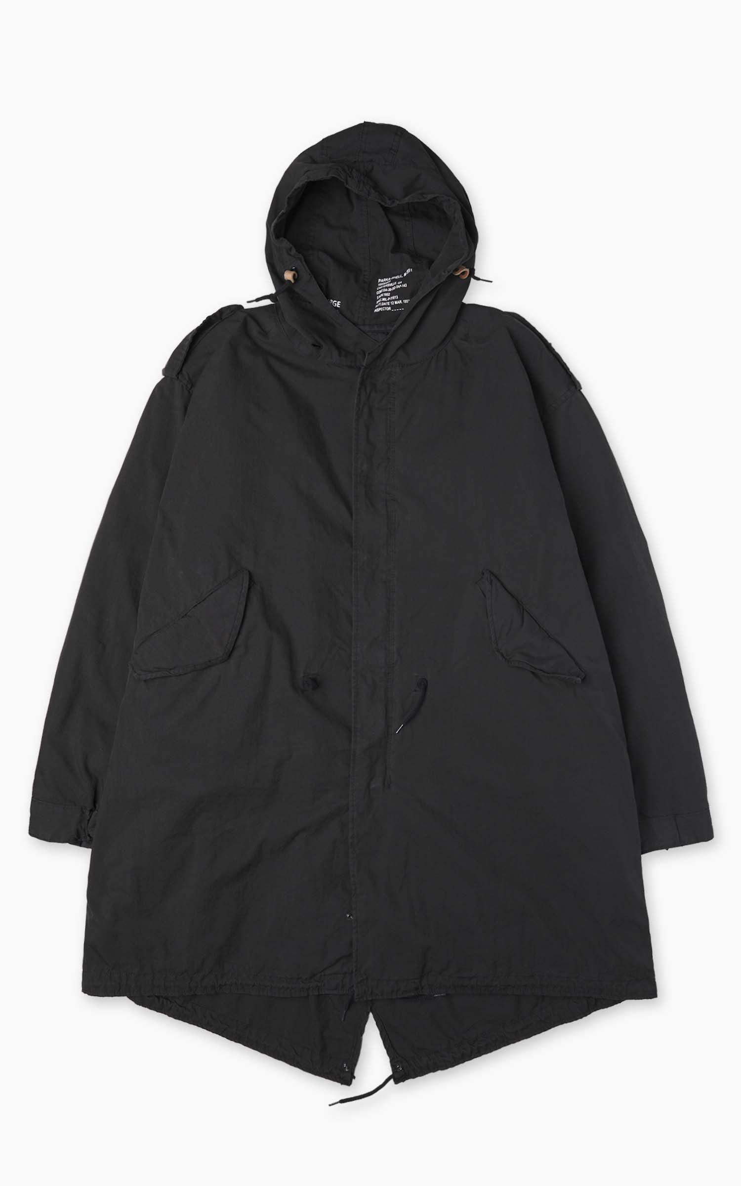Military Surplus M51 피쉬테일 파카 O블리치 블랙 140파렌하이트