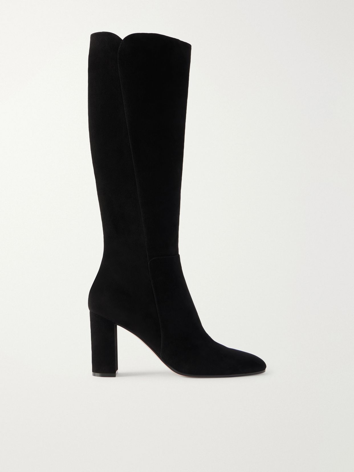 GIANVITO ROSSI 85 스웨이드 무릎 부츠