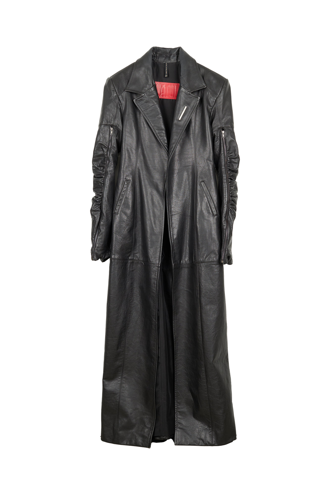 LATUI ATELIER Neo Wify Leather Trench Coat