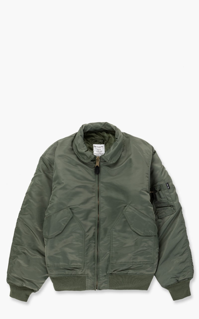 Military Surplus CWU US 비행 자켓 올리브