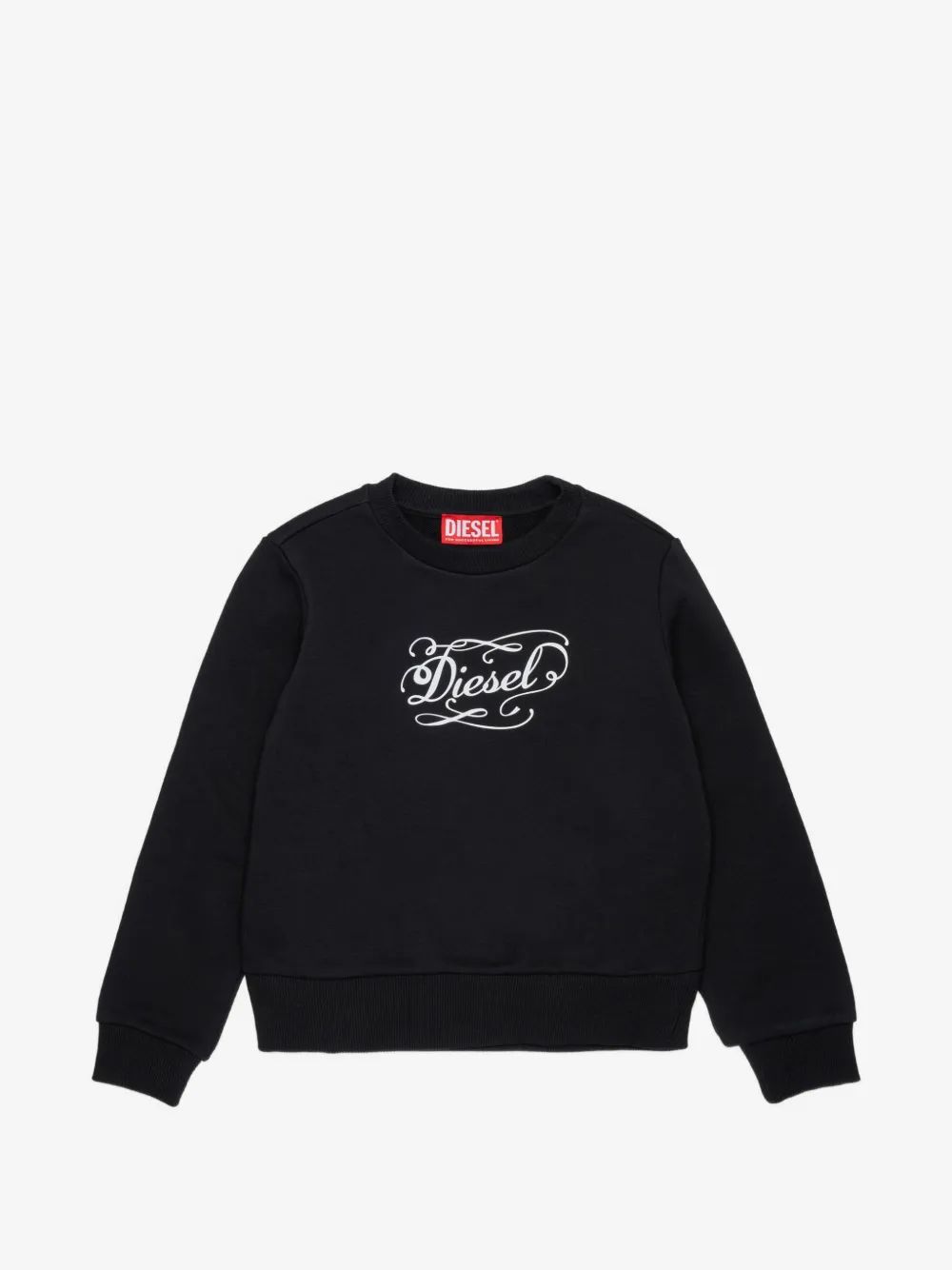 Diesel Kids 위즈미컬 로고 프린트 맨투맨