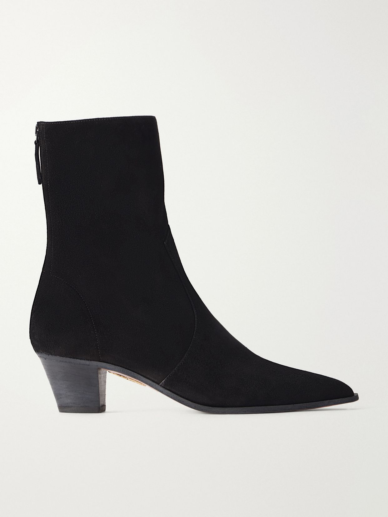 AQUAZZURA 브런즈윅 부티 45 스웨이드 앵클부츠