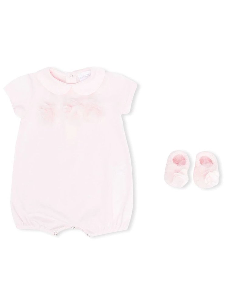 La Perla Kids 플로랄 모티프 롬퍼 세트