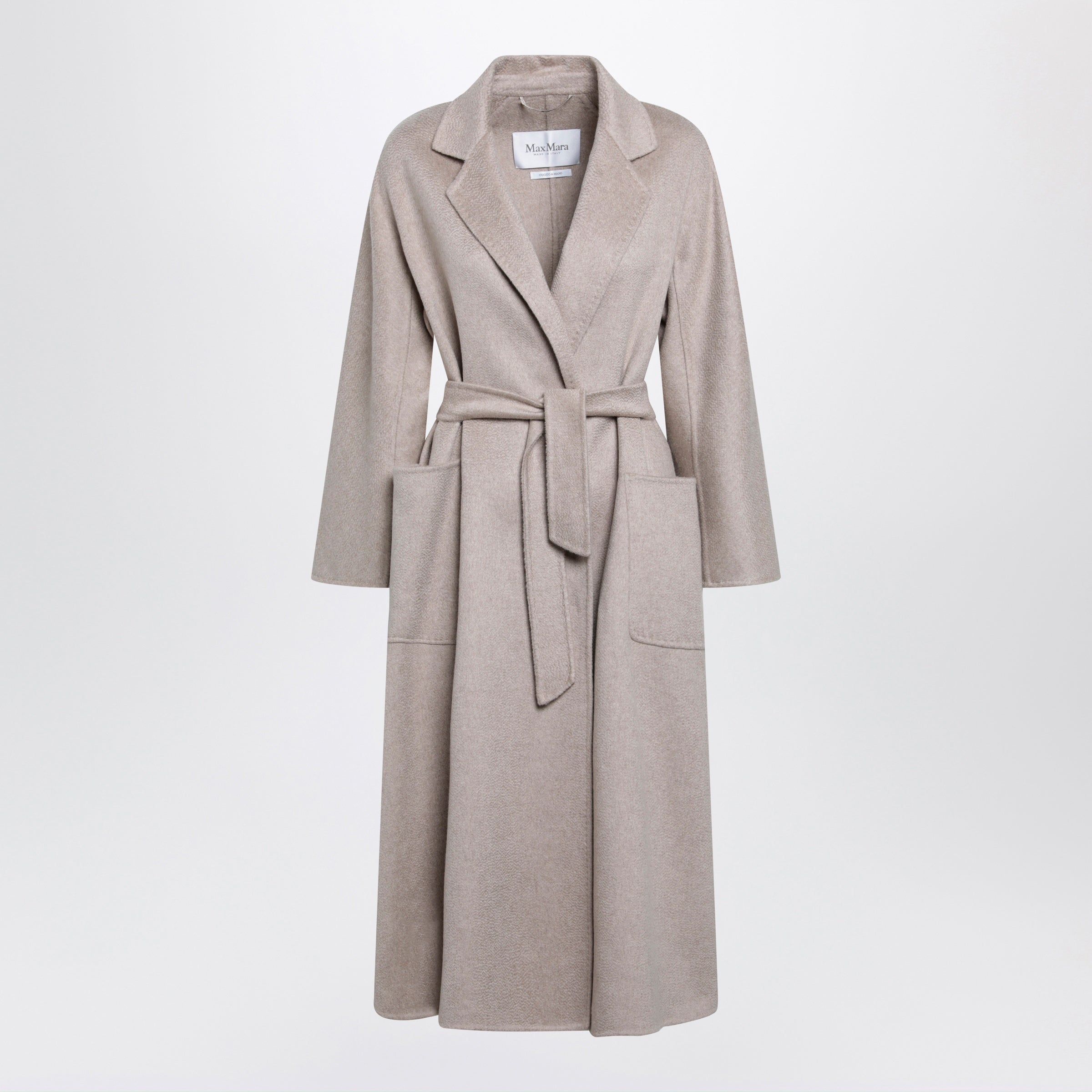 MAXMARA 루드밀라 아이콘 코트 샌드 캐시미어
