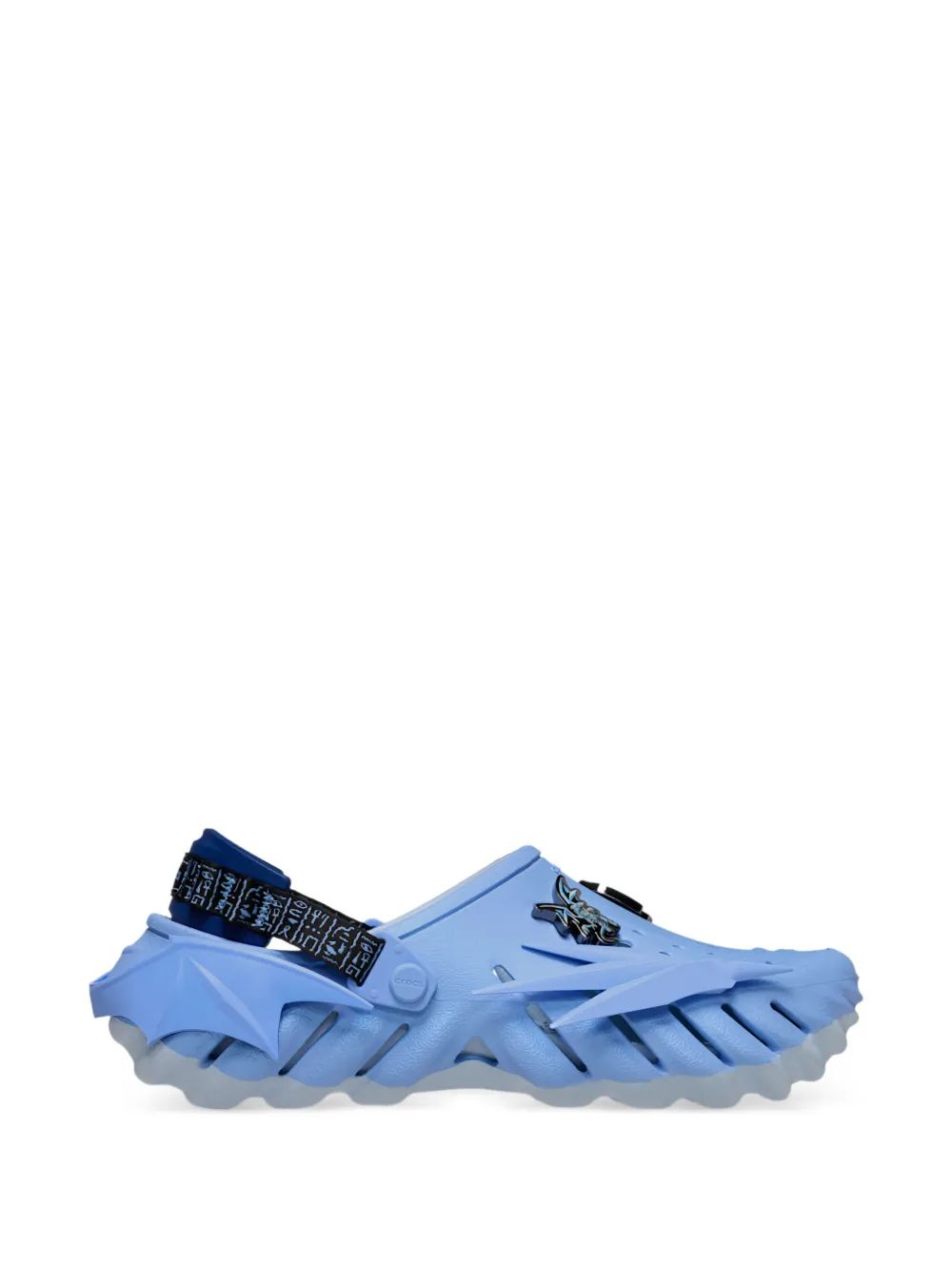 Crocs 유희왕 에코 블루아이즈 화이트 드래곤 참 뮬