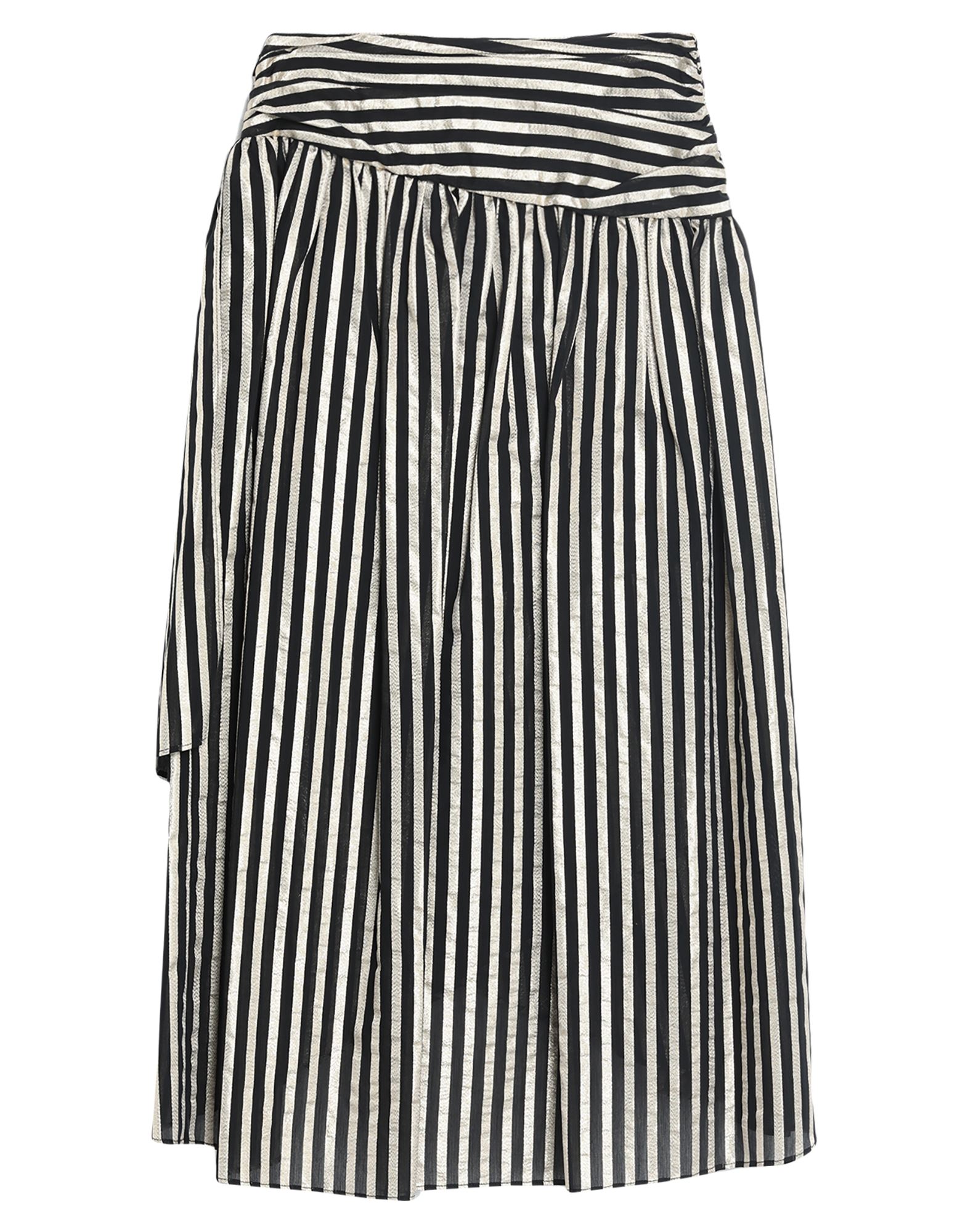 PINKO 스트라이프 미디 스커트
