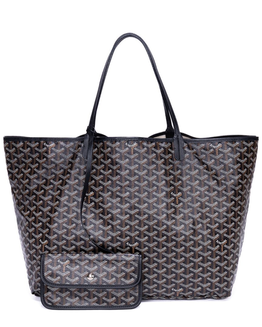 GOYARD 블랙 이네 가죽 생 루이 GM