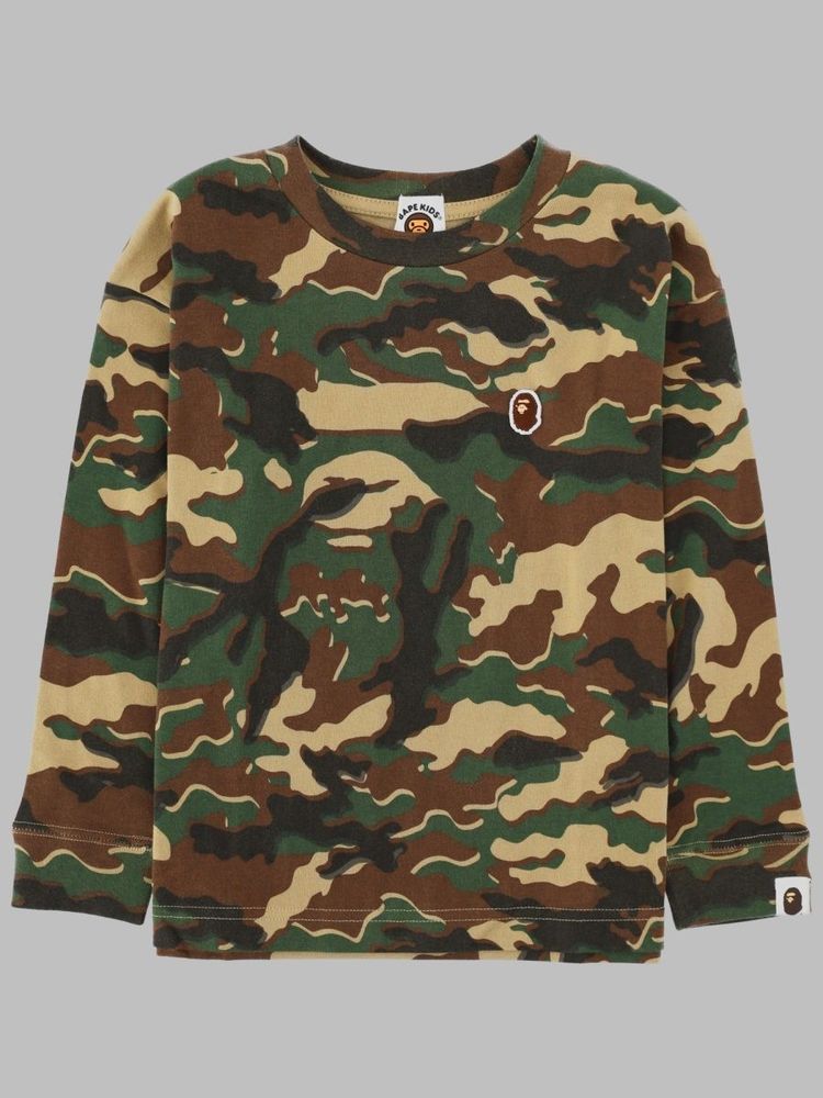 A Bathing Ape Kids 카모 원 포인트 맨투맨
