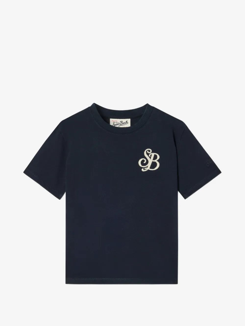 Mc2 Saint Barth kids 카메론 로고 자수 티셔츠