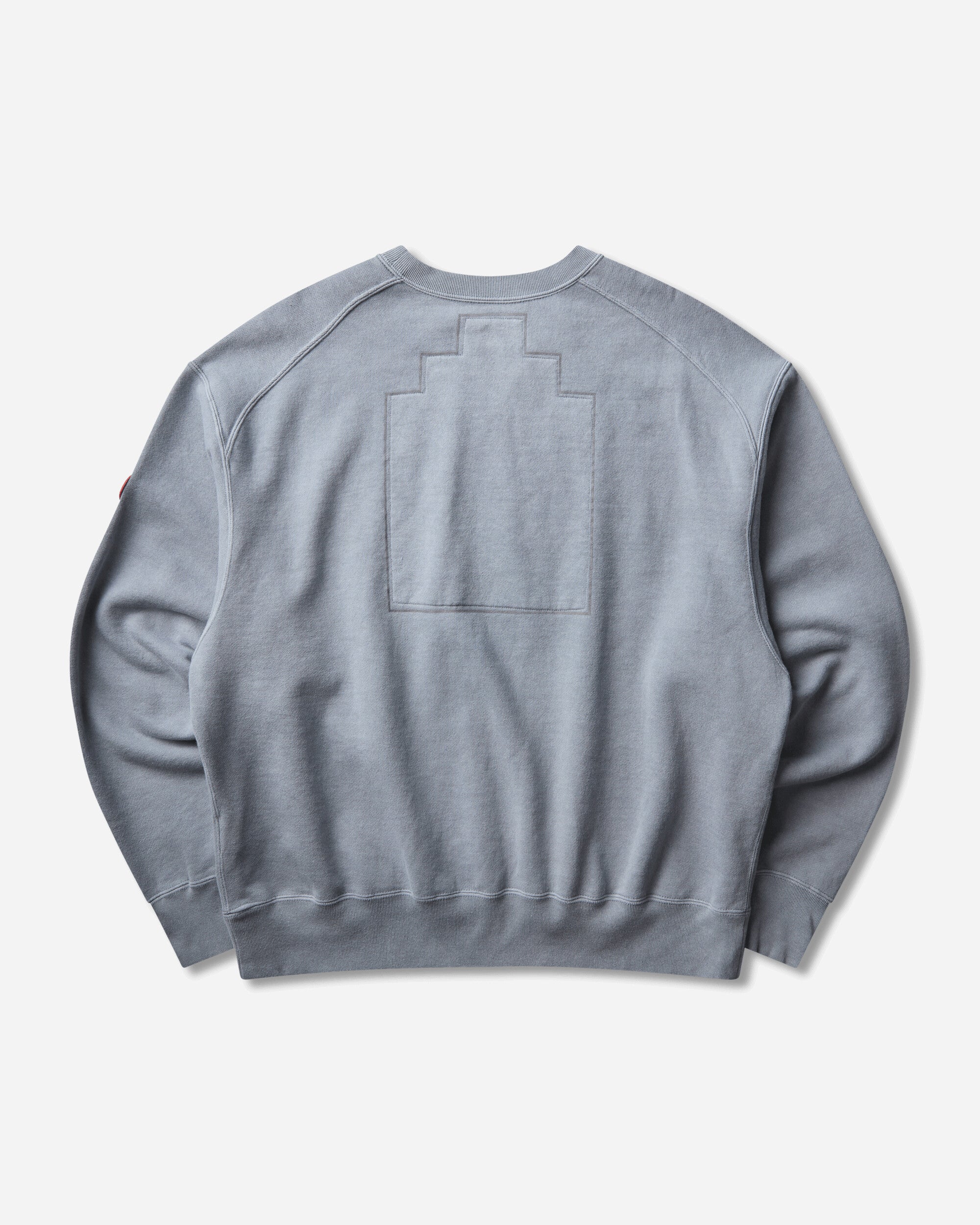 CAV EMPT 오버다이 패널 숄더 크루넥 맨투맨