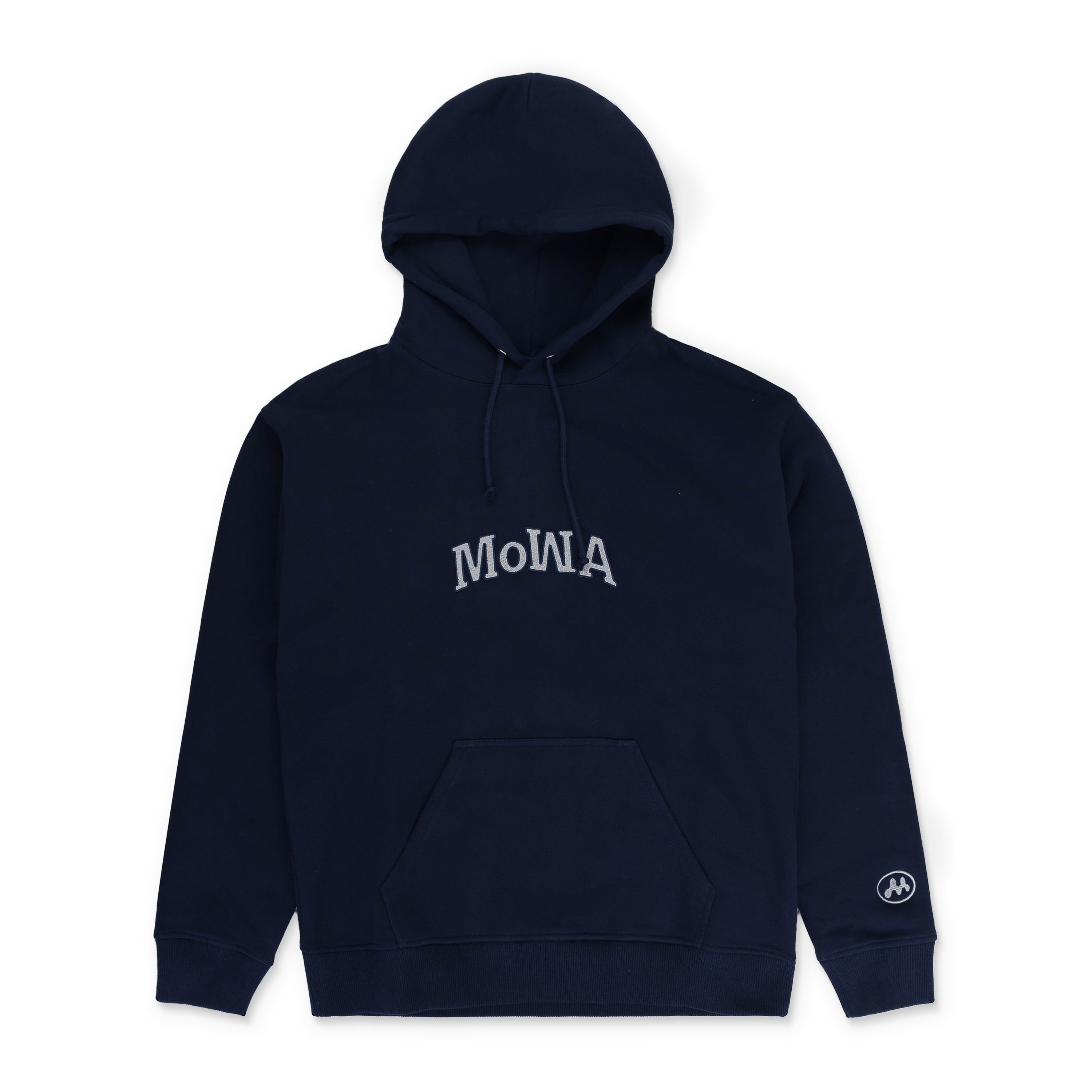 mowalola 네이비 모와 후드티