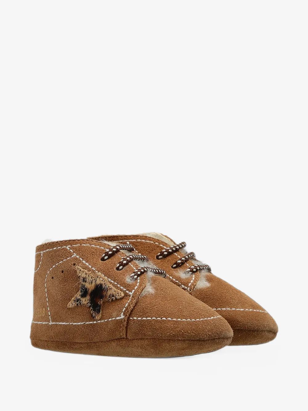 Golden Goose Kids 애니멀 프린트 스타 프리 워커