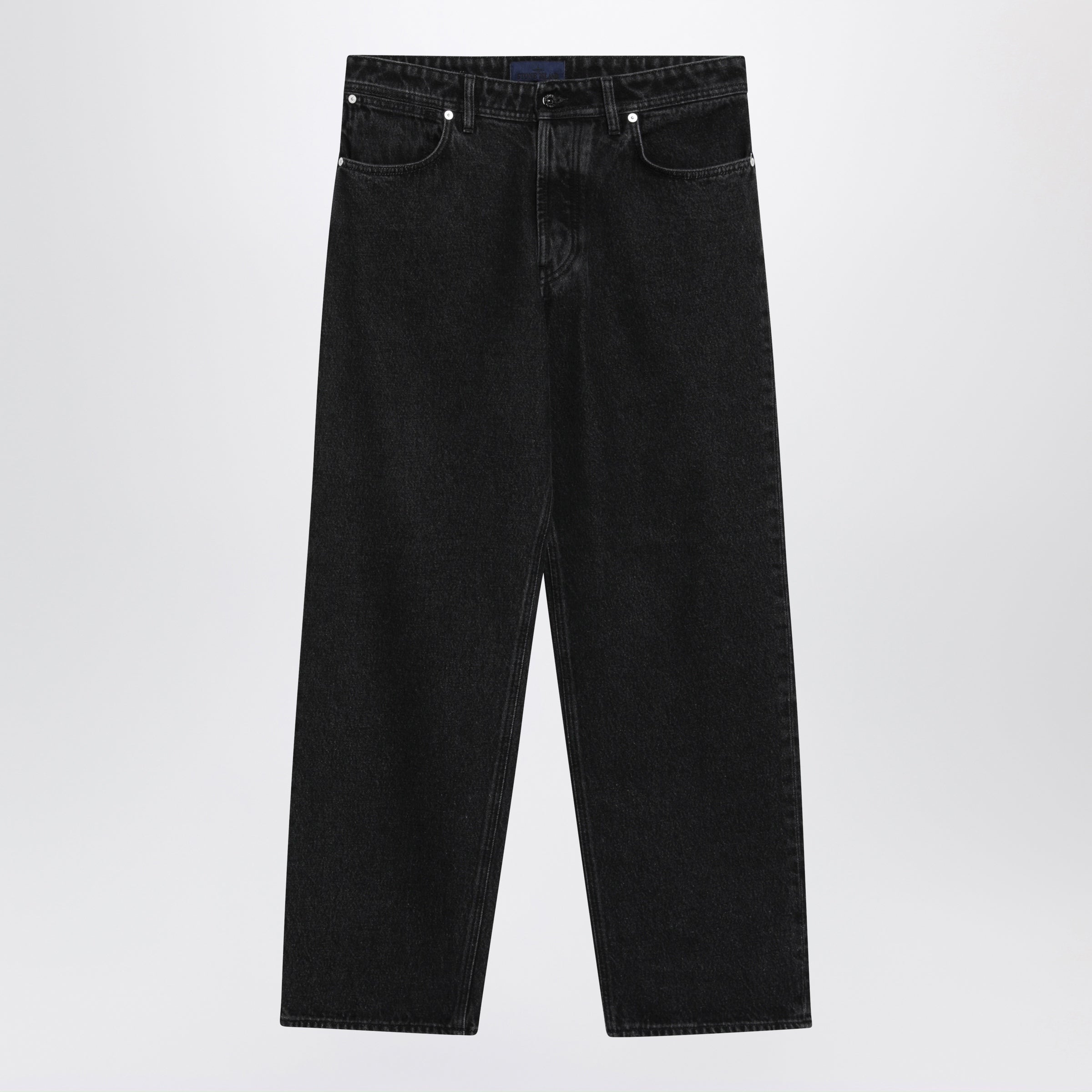 STONE ISLAND 블랙 데님 팬츠