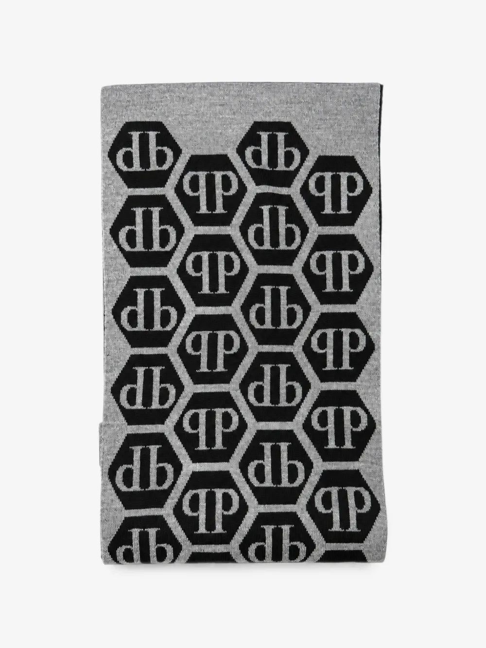 PHILIPP PLEIN 로고 프린트 스카프