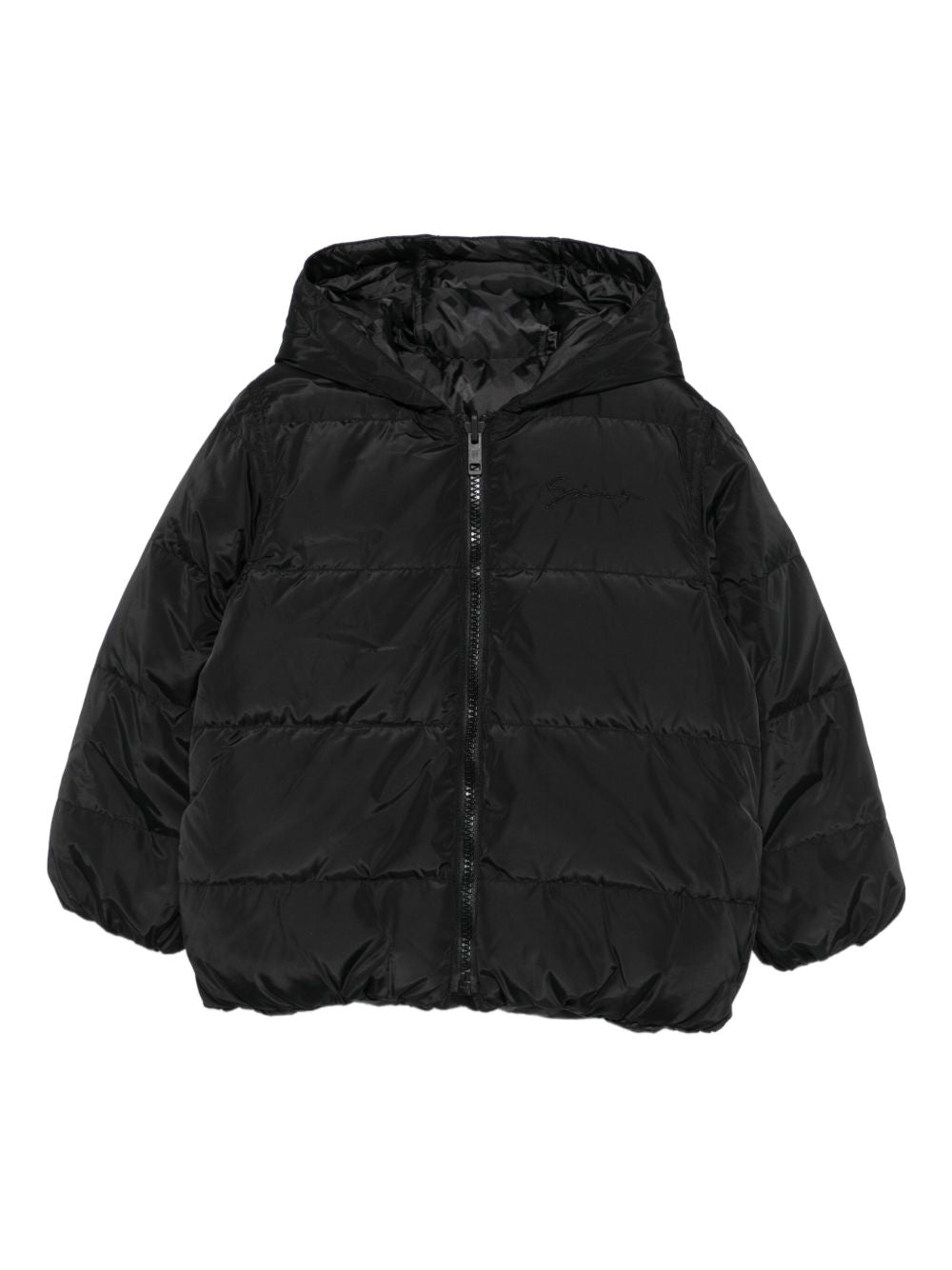 Givenchy Kids 로고 자수 퍼프 재킷