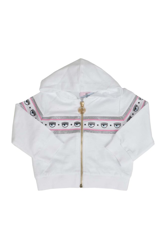 Chiara Ferragni Kids 후드 스웨터