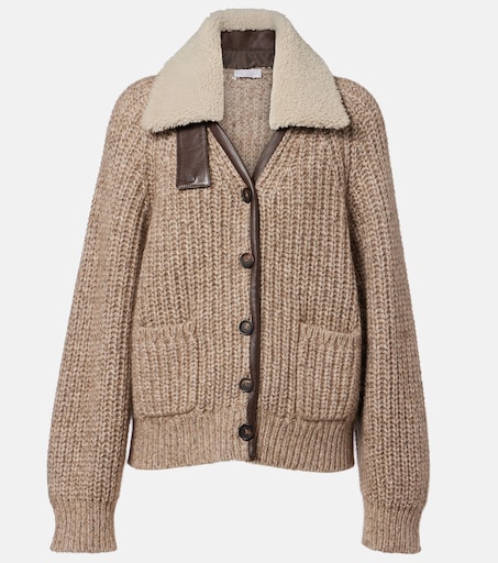 BRUNELLO CUCINELLI 캐시미어 모헤어 울 블렌드 자켓