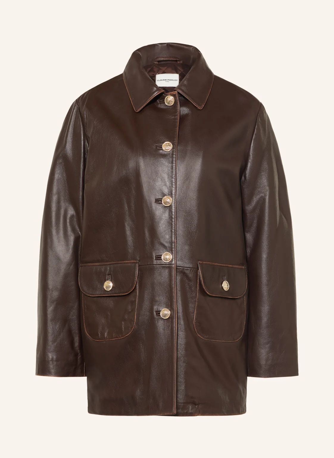 Claudie Pierlot  가죽 자켓