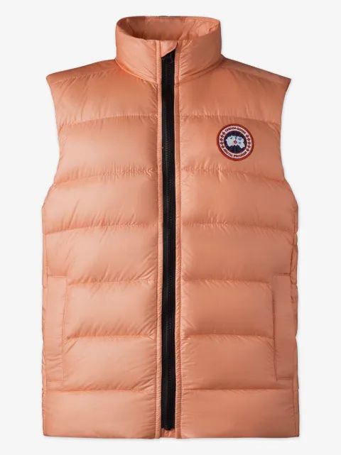 Canada Goose Kids 로고 패치 조끼