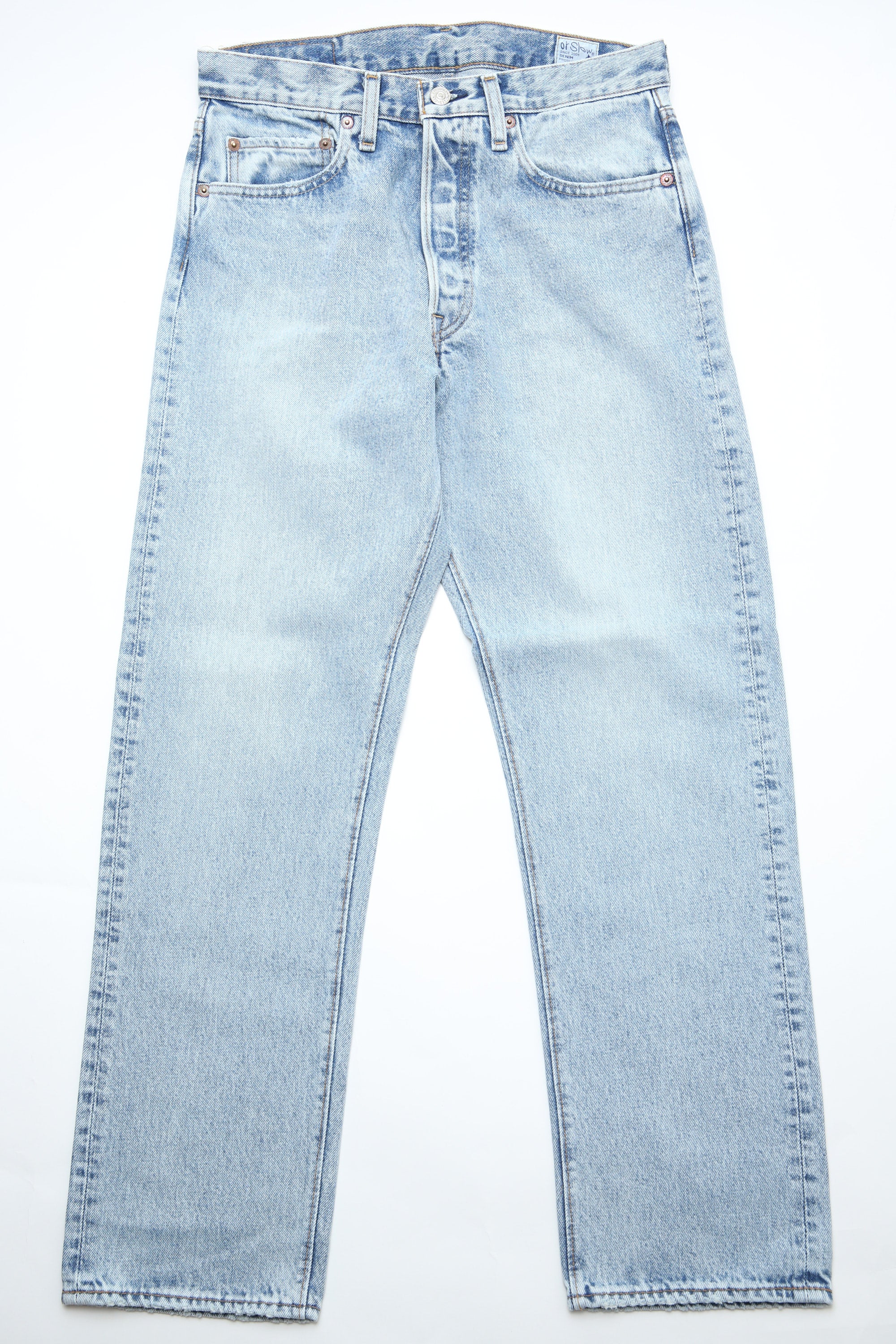 ORSLOW 105 90년대 남성 스탠다드 핏 데님 스카이 블루
