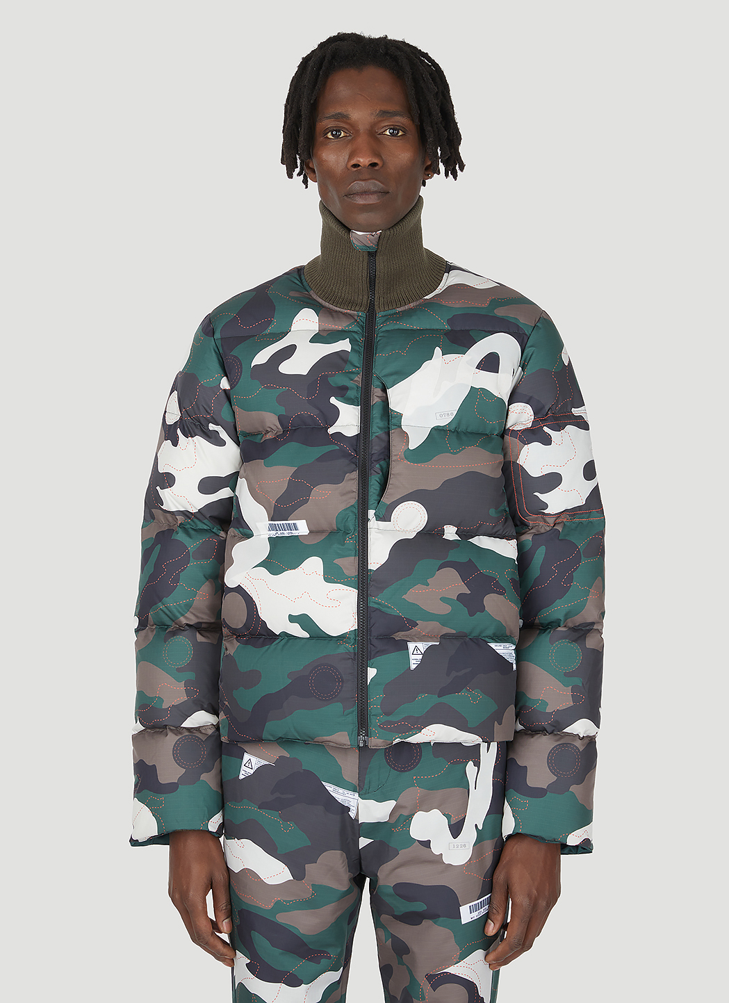 Kanghyuk Airbag Patched Down Jacket