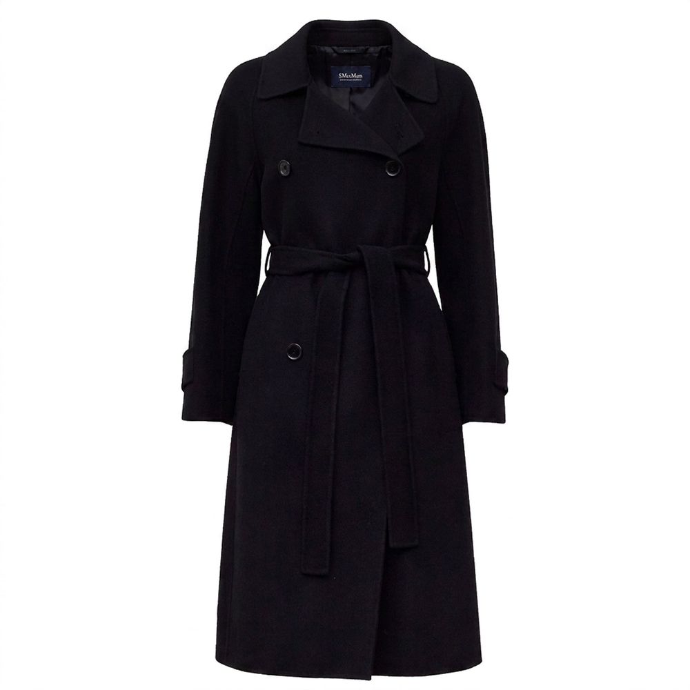 S Max Mara 벨티드 웨이스트 코트