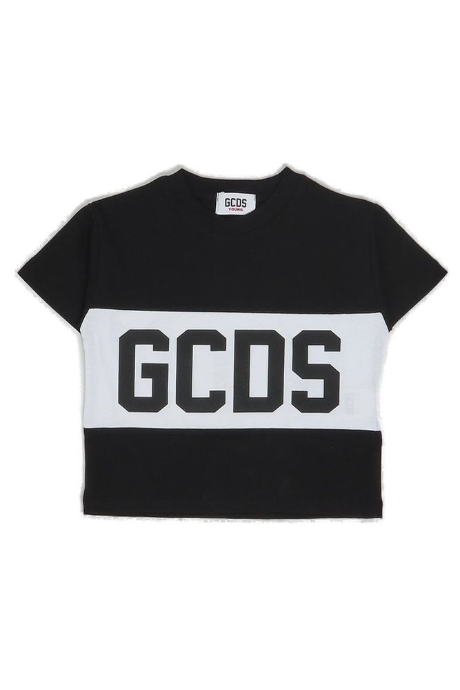 Gcds Kids 로고 프린트 크루넥 티셔츠