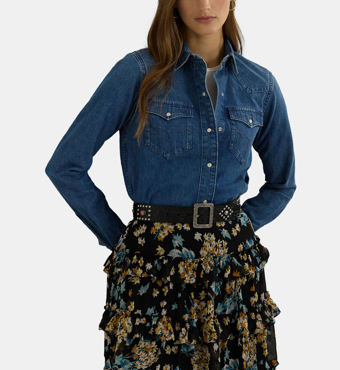 Ralph Lauren 웨스턴 데님 셔츠