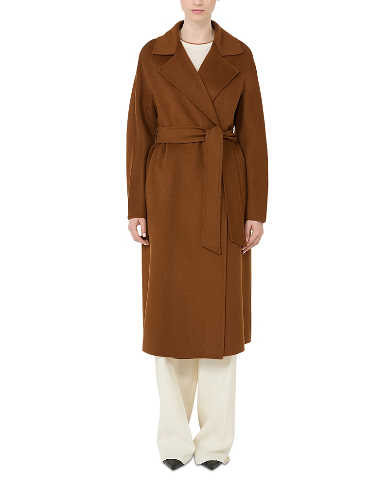 MAX MARA STUDIO 마스클레스 라펠 랩 코트