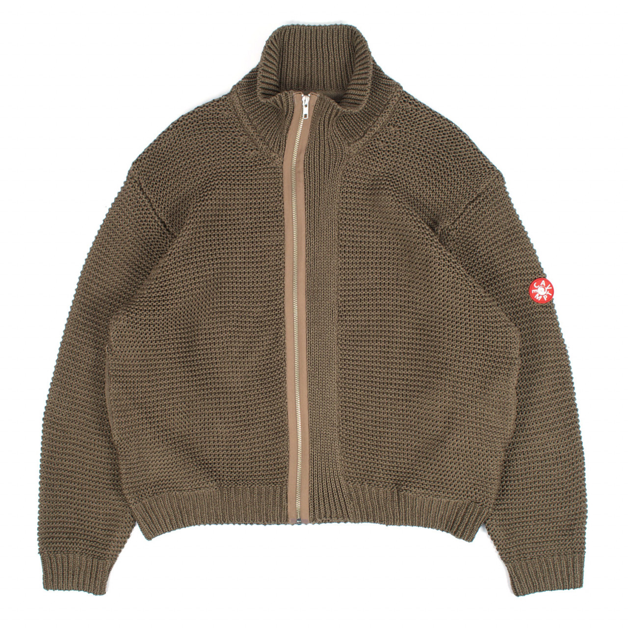 CAV EMPT 코튼 집업 니트 자켓