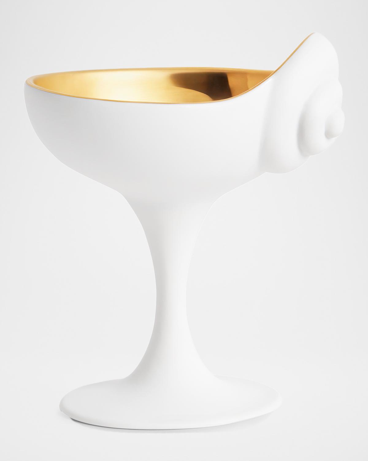 L'Objet 제시카 맥코맥 쉘 24K 골드 도금 스쿱 볼