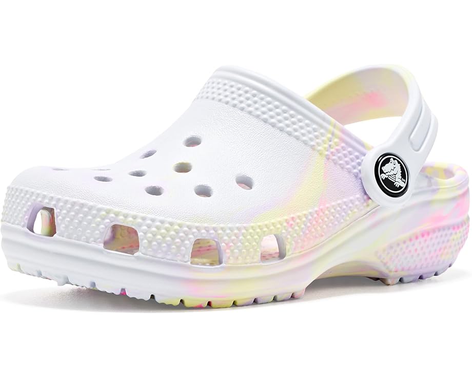 Crocs Kids 클래식 마블드 타이다이 클로그스