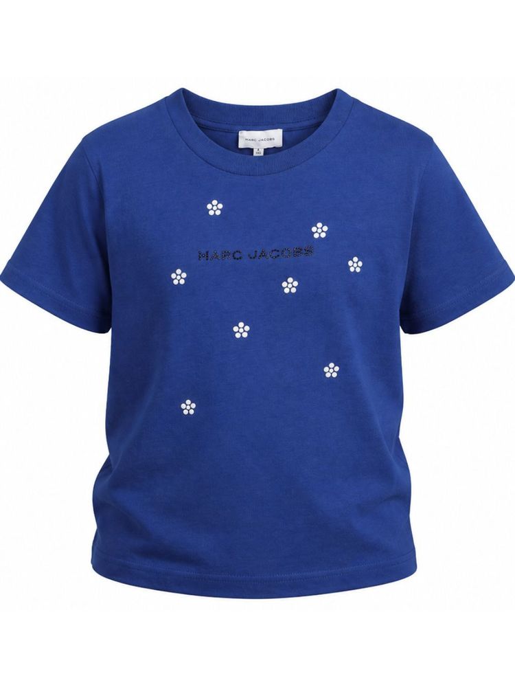 Marc Jacobs Kids 로고 장식 티셔츠