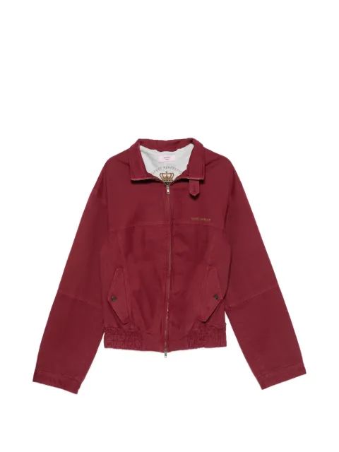 MARTINE ROSE 로고 자수 해링턴 자켓
