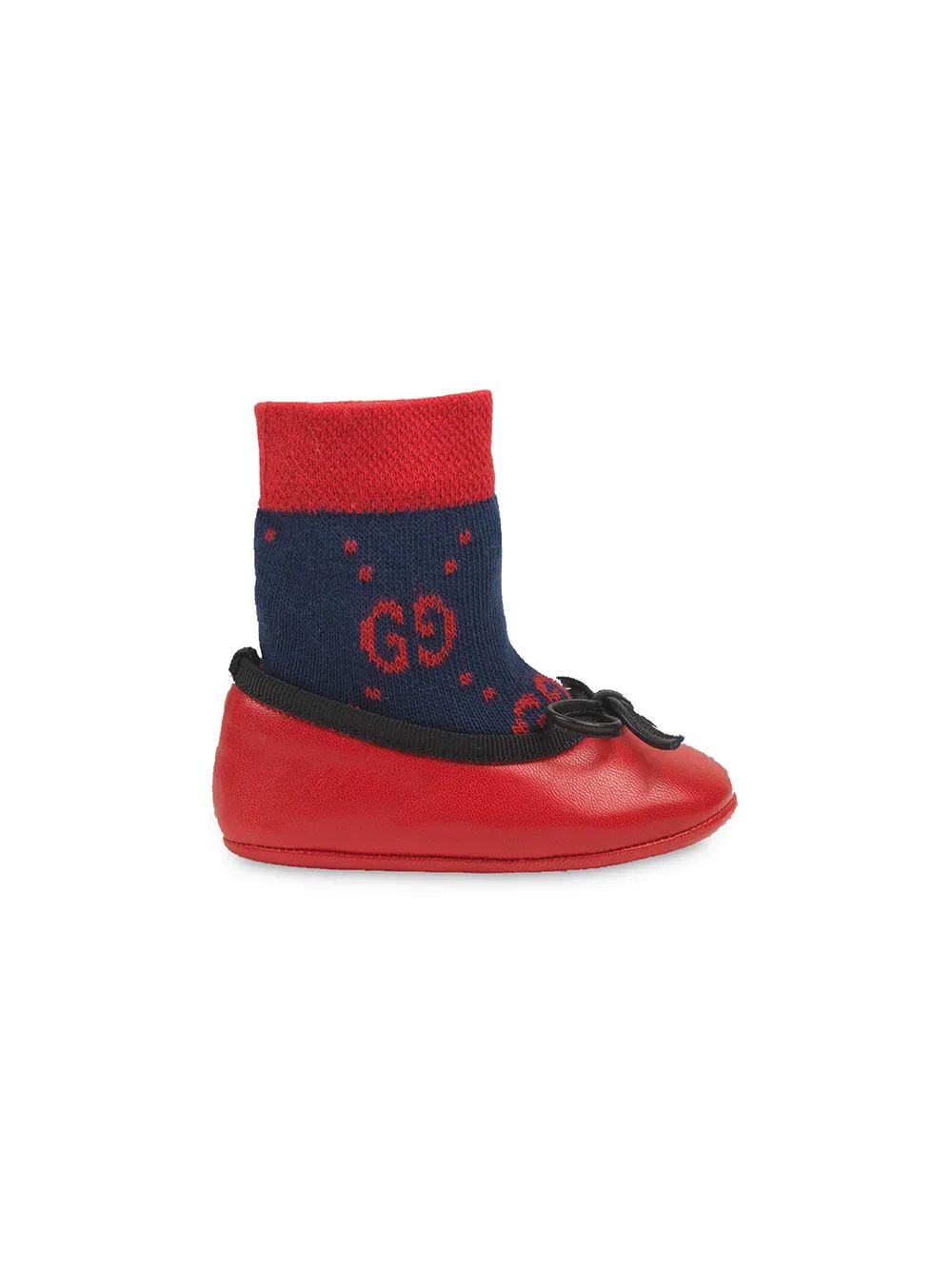 Gucci Kids GG 삭스 발레 플랫 슈즈