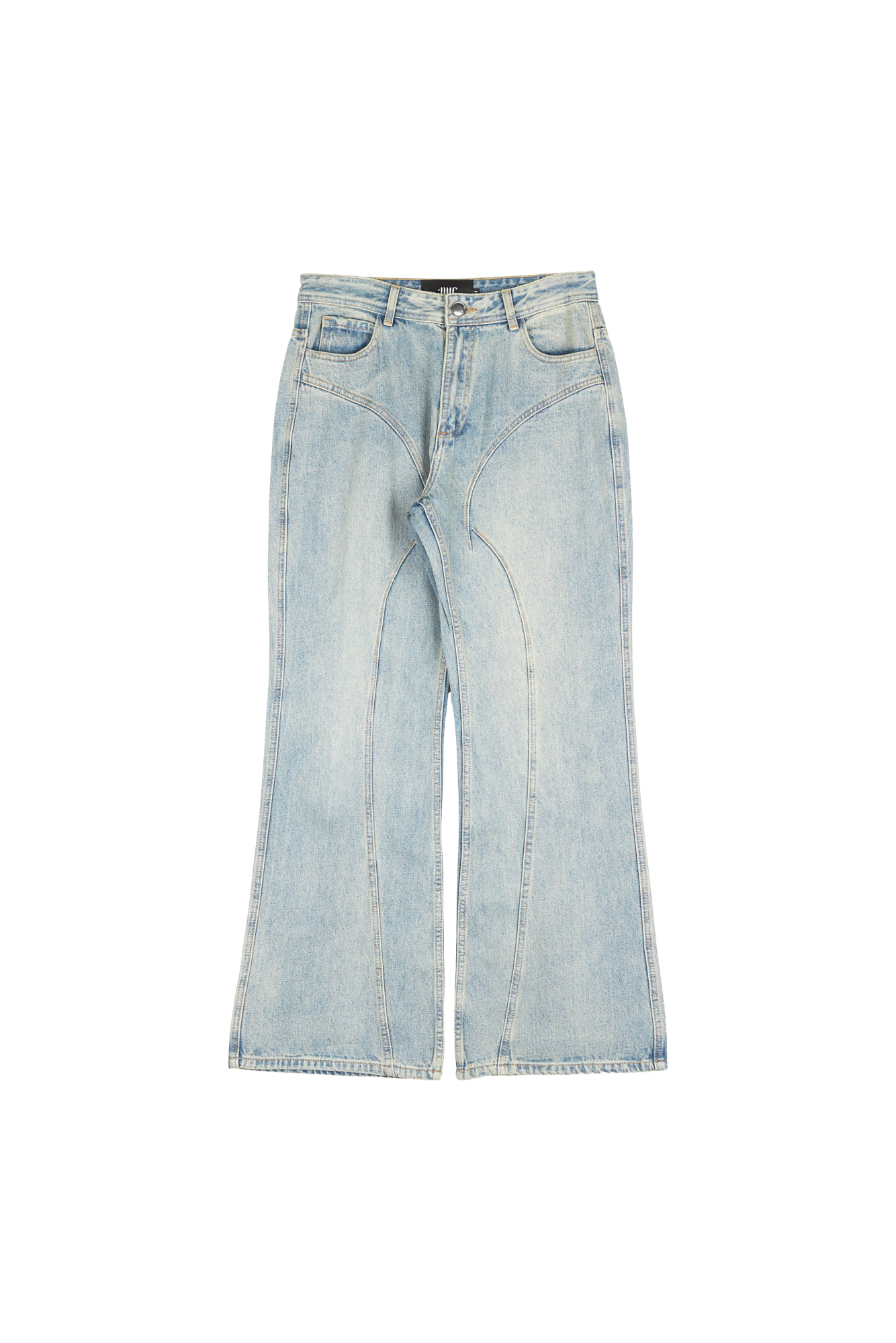 DUC STUDIO Flare Haha Wash Denim Pants