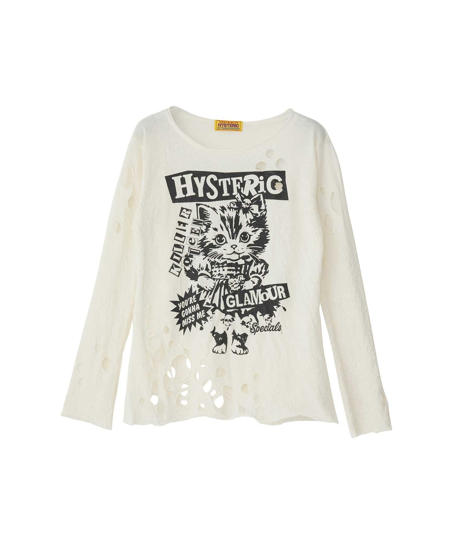 HYSTERIC GLAMOUR 펑크 퀸 티셔츠