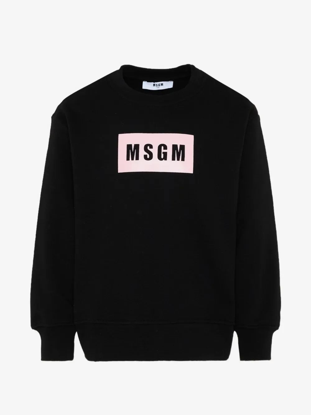 MSGM Kids 라운드넥 스웨트셔츠