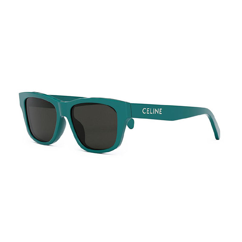 CELINE 선글라스 스퀘어 풀 림 네온 옐로우 프레임 스모크 렌즈 Cl40249U39A
