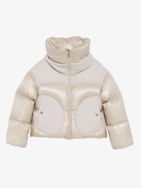 Herno Kids 퀼티드 패널 자켓