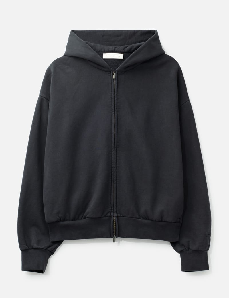 FEAR OF GOD 자수 클래식 풀 집 후드티