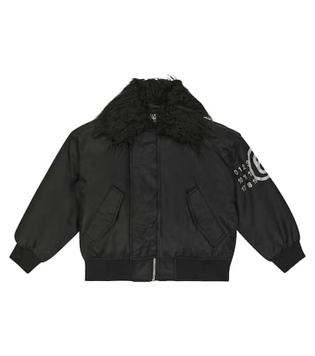 MM6 Maison Margiela Kids 패딩 트윌 보머 재킷