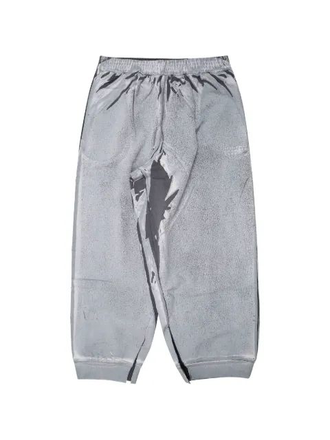 MM6 Maison Margiela Kids 로고 프린트 트랙 팬츠