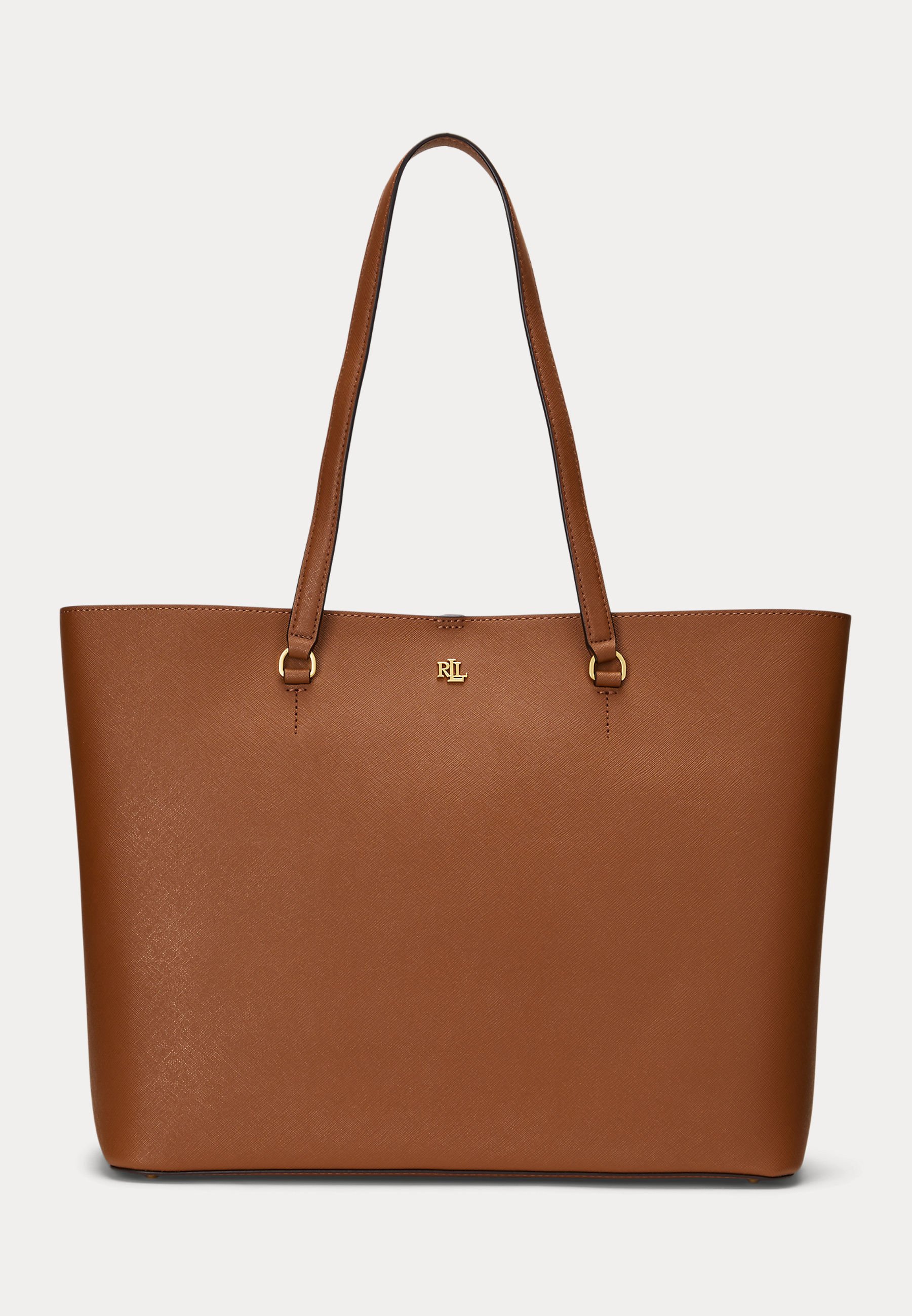 Ralph Lauren 크로스햇치 레더 대형 칼리 토트백