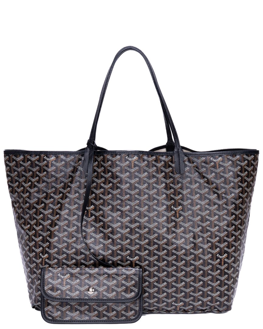 GOYARD 블랙 이네 가죽 생 루이