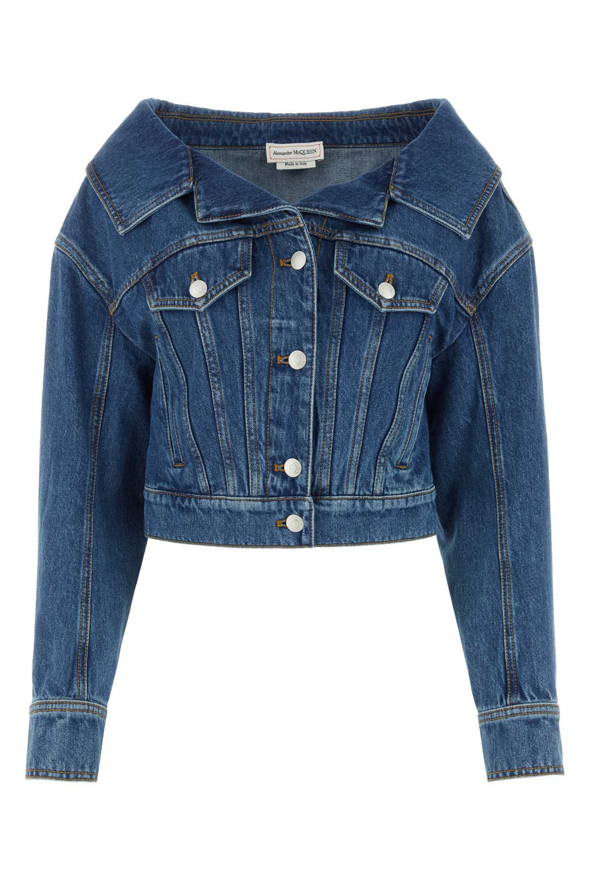ALEXANDER MCQUEEN 알렉산더 맥퀸 여성 데님 자켓