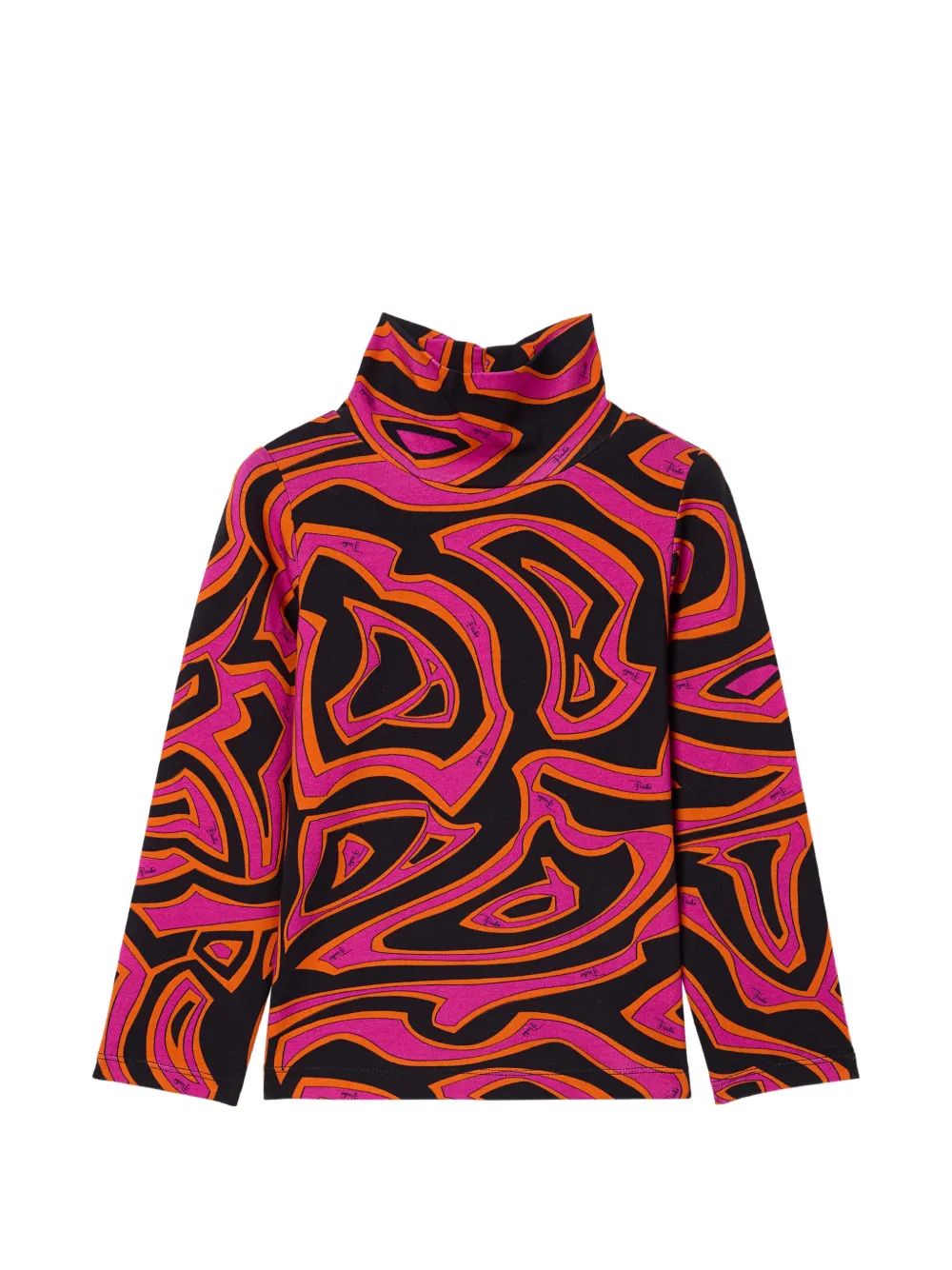 PUCCI KIDS 라비린토 프린트 터틀넥 맨투맨