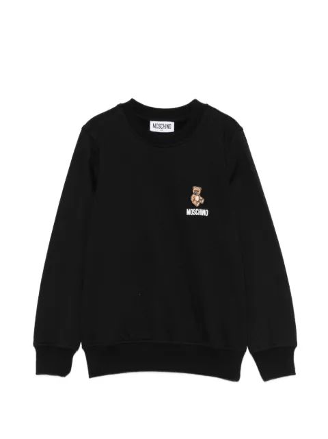 Moschino Kids 테디 베어 패치 맨투맨
